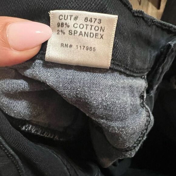 J Brand Women's Black Button & Zip Fly Five Pocket Style Skinny Jeans Size 26 - Picture 6 of 9